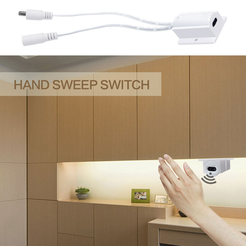 Hand Sweep IR Motion Sensor Switch DC12V-24V 3A ON/OFF DIY LED Cabinet Lighting